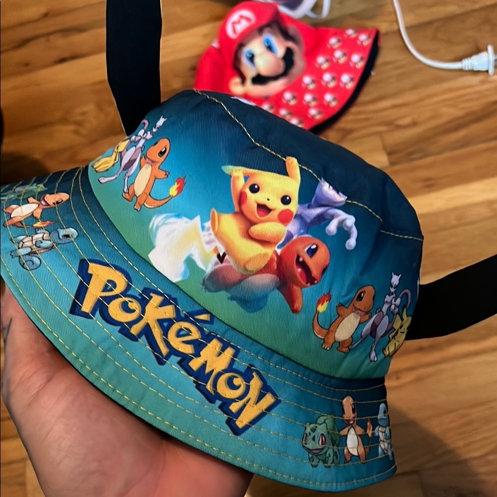 Nintendo Pikachu and Mario Bucket Hats - Picture 7 of 10